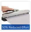 20-Sheet LightTouch Desktop Two- to Seven-Hole Punch, 9/32" Holes, Silver/Black OrdermeInc OrdermeInc