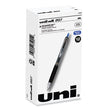 uniball® Signo 207 Gel Pen, Retractable, Fine 0.5 mm, Blue Ink, Smoke/Black/Blue Barrel, Dozen OrdermeInc OrdermeInc