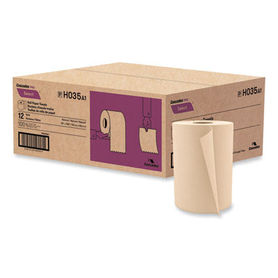 Select Hardwound Roll Towels, 1-Ply, 7.88" x 350 ft, Natural, 12 Rolls/Carton OrdermeInc OrdermeInc