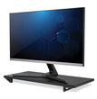 Lo Riser Monitor Stand, For 32" Monitors, 24" x 11" x 2" to 3", Black, Supports 30 lb OrdermeInc OrdermeInc