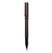 uniball® Deluxe Roller Ball Pen, Stick, Extra-Fine 0.5 mm, Red Ink, Metallic Gray/Black/Red Barrel, Dozen OrdermeInc OrdermeInc