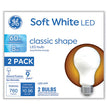 Classic LED Non-Dim A19 Light Bulb, 8 W, Soft White, 2/Pack OrdermeInc OrdermeInc