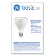 Basic LED Dimmable Indoor Flood Light Bulbs, BR30, 8 W, Soft White OrdermeInc OrdermeInc