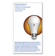 Classic LED SW Non-Dim A19 3-Way Light Bulb, 6 W; 12 W; 17 W, Soft White OrdermeInc OrdermeInc