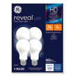 Reveal HD+ LED A19 Light Bulb, 5 W, 4/Pack OrdermeInc OrdermeInc