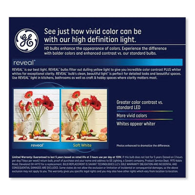 Reveal HD+ Color-Enhancing LED Indoor Floodlight, BR30, 9 W, 2/Pack OrdermeInc OrdermeInc