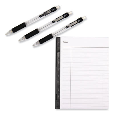 Z-Grip Mechanical Pencil, 0.5 mm, HB (#2), Black Lead, Clear/Black Barrel, Dozen OrdermeInc OrdermeInc