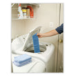 Economy Wet Mopping Pad, Microfiber, 18", Blue, 12/Carton OrdermeInc OrdermeInc