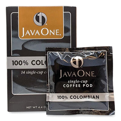 JAVA TRADING CO. Coffee Pods, Colombian Supremo, Single Cup, 14/Box - OrdermeInc