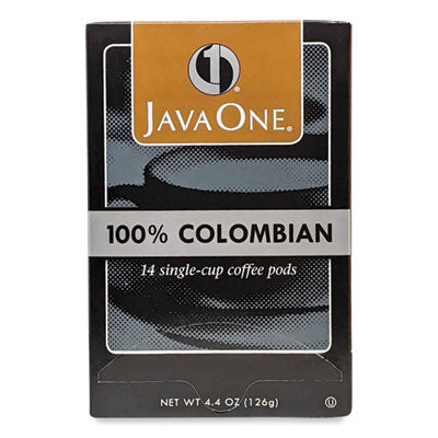 JAVA TRADING CO. Coffee Pods, Colombian Supremo, Single Cup, 14/Box - OrdermeInc