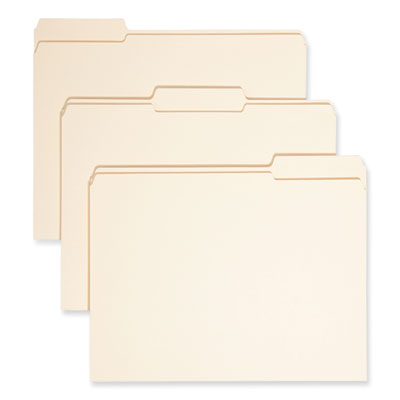 Smead™ Expandable Heavyweight File Folders, 1/3-Cut Tabs: Assorted, Letter Size, 1.5" Expansion, Manila, 50/Box OrdermeInc OrdermeInc