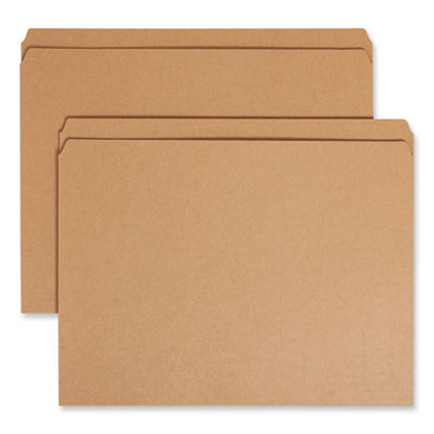Smead™ Heavyweight Kraft File Folder, Straight Tabs, Letter Size, 0.75" Expansion, 11-pt Kraft, Brown, 100/Box OrdermeInc OrdermeInc