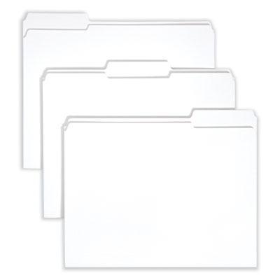 Smead™ Reinforced Top Tab Colored File Folders, 1/3-Cut Tabs: Assorted, Letter Size, 0.75" Expansion, White, 100/Box OrdermeInc OrdermeInc