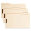 Smead™ Top Tab Fastener Folders, 1/3-Cut Tabs: Assorted, 0.75" Expansion, 2 Fasteners, Legal Size, Manila Exterior, 50/Box OrdermeInc OrdermeInc