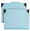 Smead™ FasTab Hanging Pressboard Classification Folders, 2 Dividers, Letter Size, Blue OrdermeInc OrdermeInc