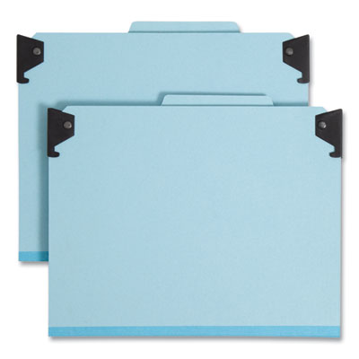 Smead™ FasTab Hanging Pressboard Classification Folders, 2 Dividers, Letter Size, Blue OrdermeInc OrdermeInc
