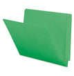 Smead™ Shelf-Master Reinforced End Tab Colored Folders, Straight Tabs, Letter Size, 0.75" Expansion, Green, 100/Box OrdermeInc OrdermeInc