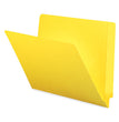 Smead™ Shelf-Master Reinforced End Tab Colored Folders, Straight Tabs, Letter Size, 0.75" Expansion, Yellow, 100/Box OrdermeInc OrdermeInc