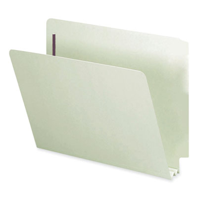 End Tab Pressboard Classification Folders, Two SafeSHIELD Coated Fasteners, 2" Expansion, Letter Size, Gray-Green, 25/Box OrdermeInc OrdermeInc