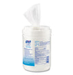 Hand Sanitizing Wipes Alcohol Formula, 6 x 7, Unscented, White, 175/Canister, 6 Canisters/Carton OrdermeInc OrdermeInc