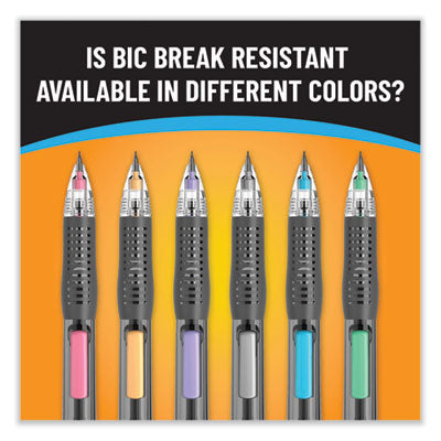 BIC® Break-Resistant Mechanical Pencils with Erasers, 0.7 mm, HB (#2), Black Lead, Green and Pink Barrel Colors, 2/Pack OrdermeInc OrdermeInc