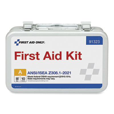 ANSI 2021 First Aid Kit for 10 People, 76 Pieces, Metal Case OrdermeInc OrdermeInc