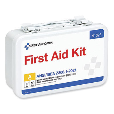 ANSI 2021 First Aid Kit for 10 People, 76 Pieces, Metal Case OrdermeInc OrdermeInc