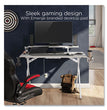Vizon 47" Gaming Desk, 47.2" x 26.6" x 35", White Colorway OrdermeInc OrdermeInc