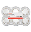 Quiet Tape Box Sealing Tape, 3" Core, 1.88" x 109 yds, Clear, 6/Pack OrdermeInc OrdermeInc