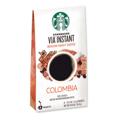 VIA Ready Brew Coffee, Colombia, 1.4 oz Packet, 8/Pack, 12 Packs/Carton OrdermeInc OrdermeInc