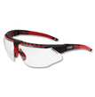 Avatar Safety Glasses, Red/Black Polycarbonate Frame, Clear Polycarbonate Lens OrdermeInc OrdermeInc