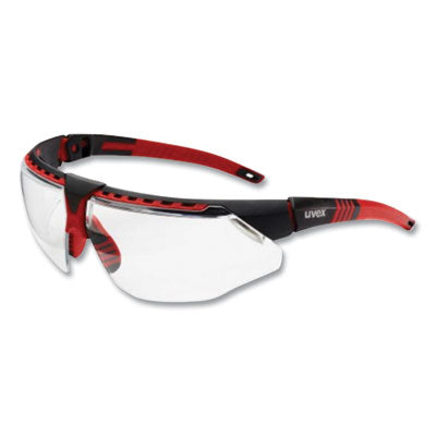 Avatar Safety Glasses, Red/Black Polycarbonate Frame, Clear Polycarbonate Lens OrdermeInc OrdermeInc