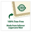 Tree Free Award Certificates, 8.5 x 11, Natural with Gold Braided Border, 15/Pack OrdermeInc OrdermeInc