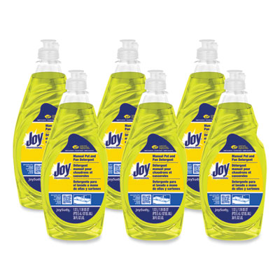 JOYSUDS, LLC. Dishwashing Liquid, Lemon Scent, 38 oz Bottle, 8/Carton - OrdermeInc