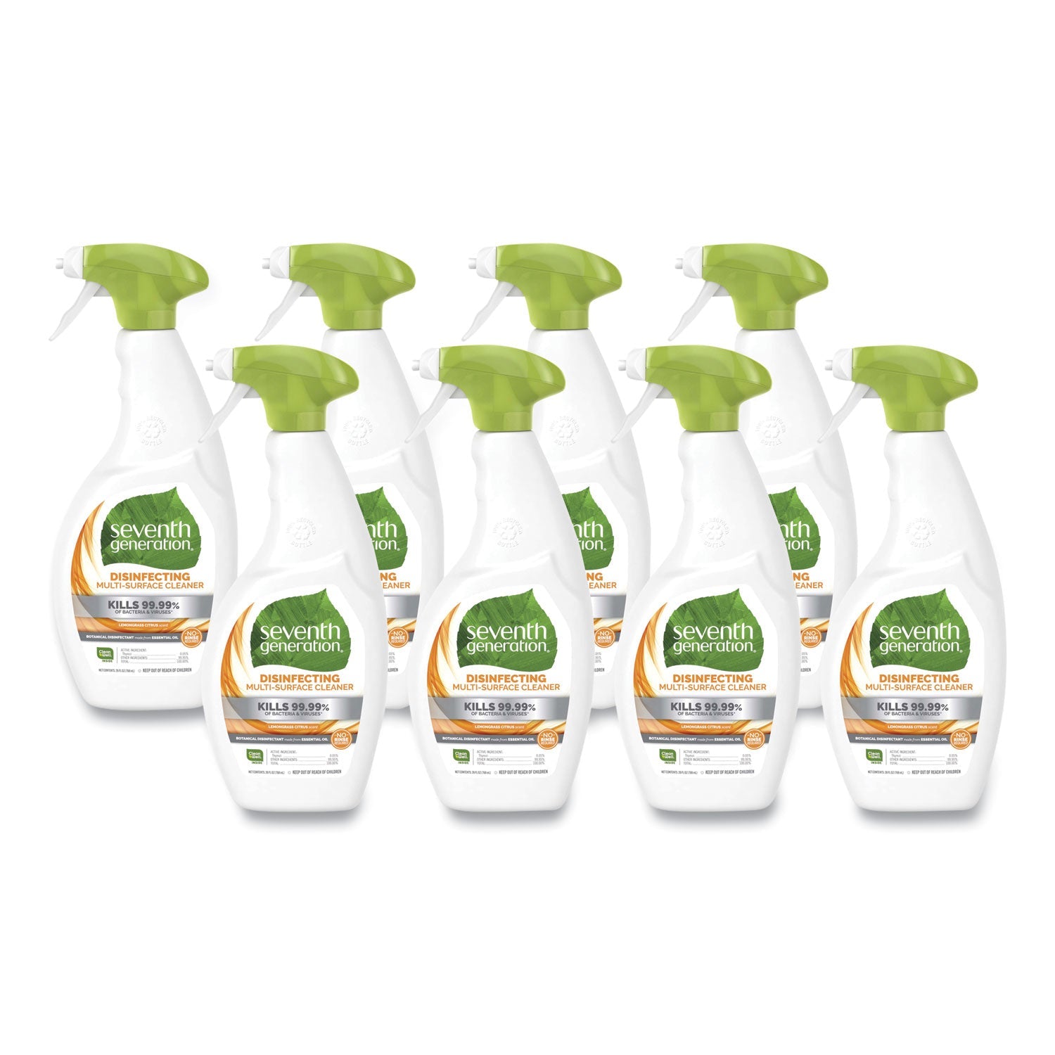 Botanical Disinfecting Multi-Surface Cleaner, 26 oz Spray Bottle, 8/Carton - OrderMe
