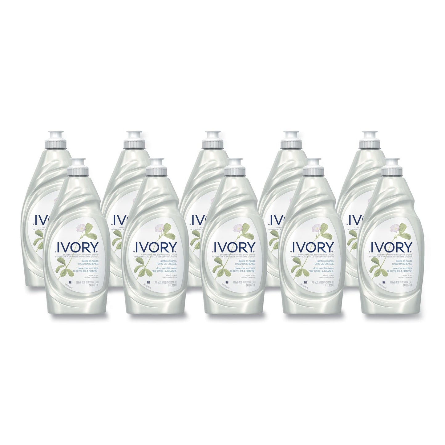 Dish Detergent, Classic Scent, 24 oz Bottle, 10/Carton - OrderMe