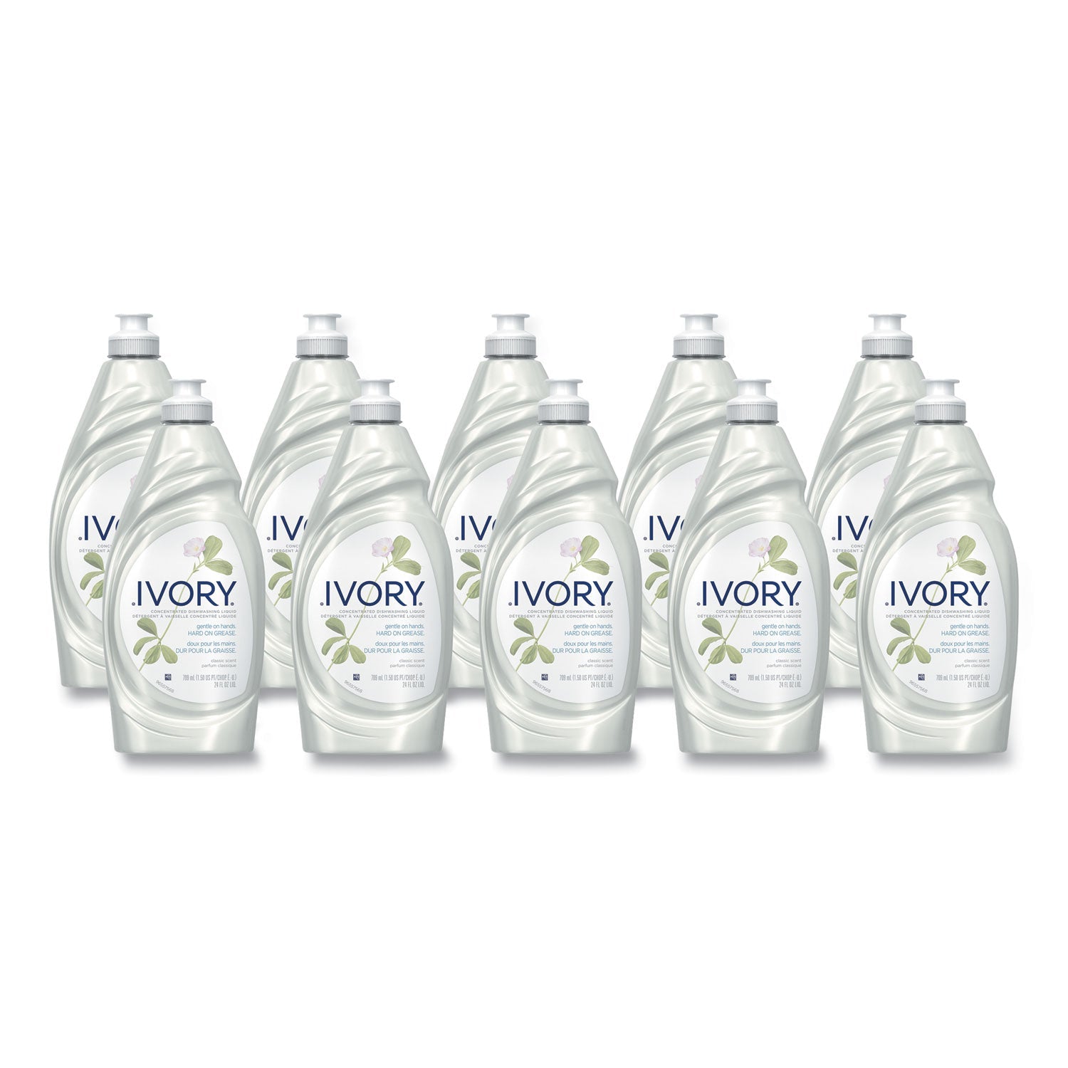 Dish Detergent, Classic Scent, 24 oz Bottle, 10/Carton - OrderMe