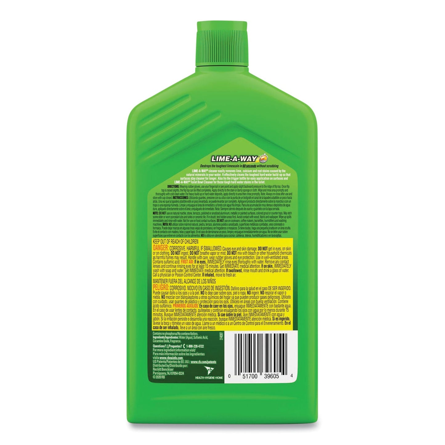 Lime, Calcium and Rust Remover, 28 oz Bottle - OrderMe