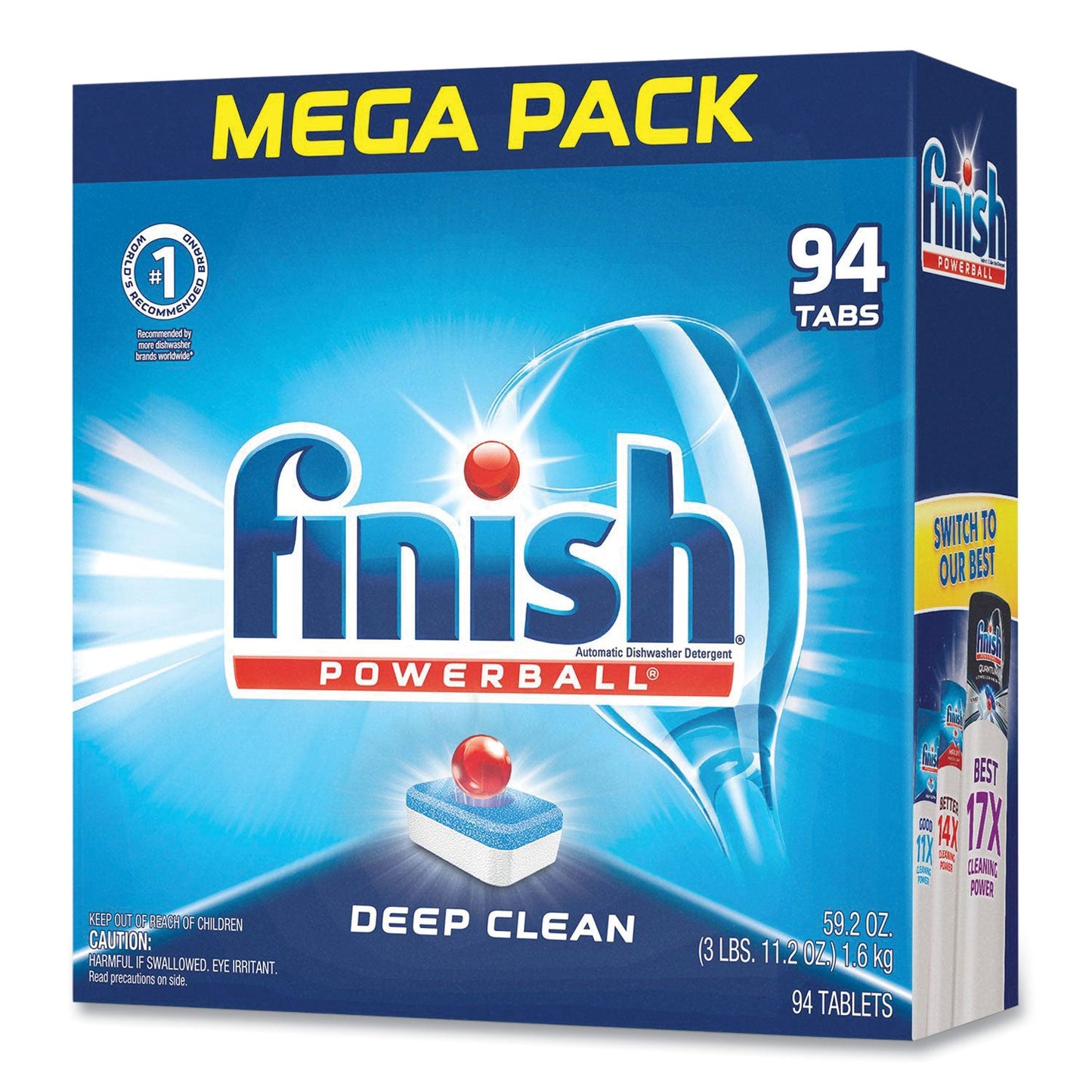 Powerball Dishwasher Tabs, Fresh Scent, 94/Box - OrderMe