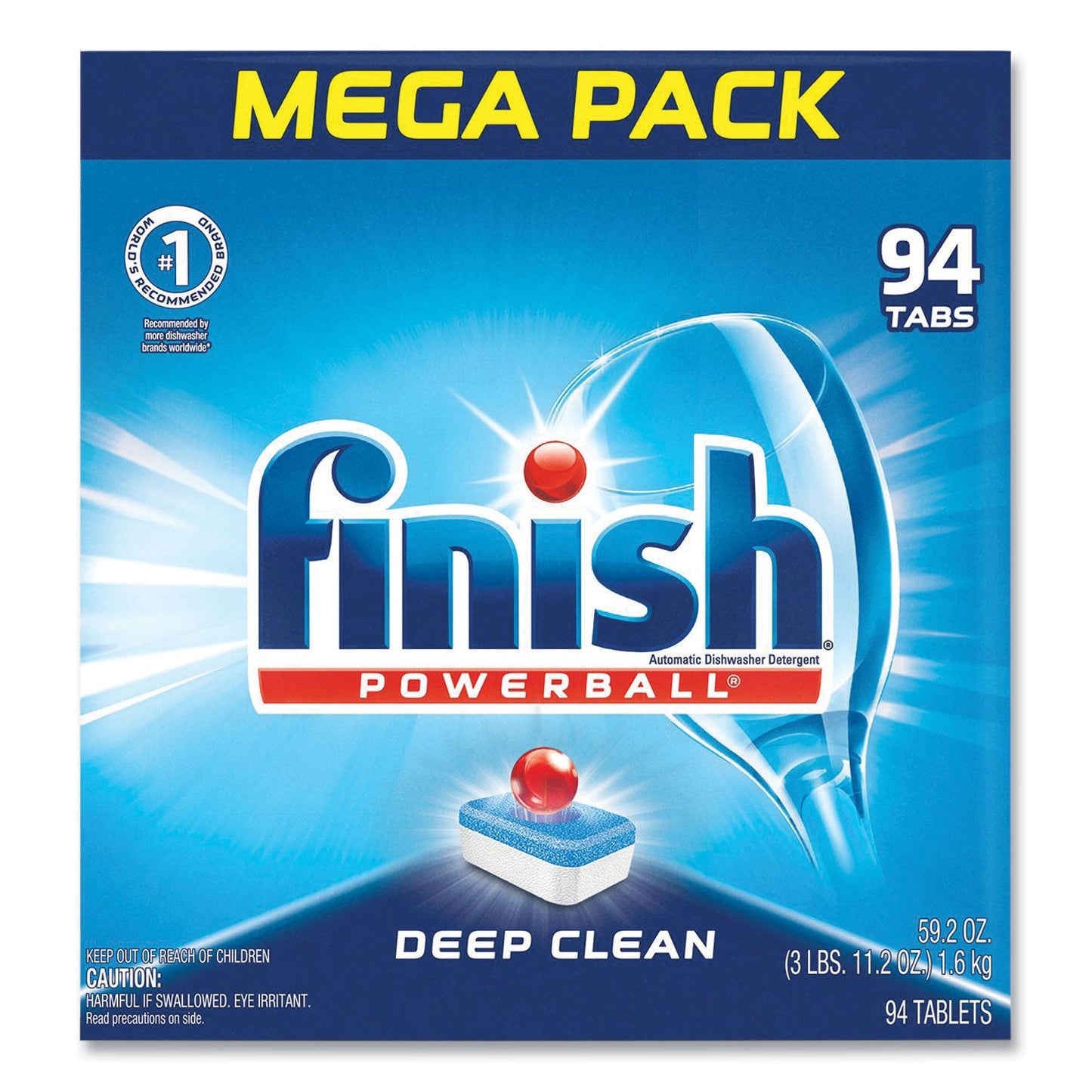 Powerball Dishwasher Tabs, Fresh Scent, 94/Box - OrderMe