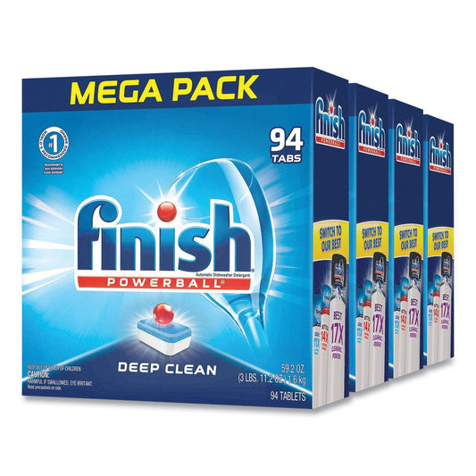 Powerball Dishwasher Tabs, Fresh Scent, 94/Box, 4 Boxes/Carton - OrderMe