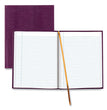 Executive Notebook with Ribbon Bookmark,1 Subject, Medium/College Rule, Grape Cover, (75) 10.75 x 8.5 Sheets - OrdermeInc