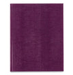 Executive Notebook with Ribbon Bookmark,1 Subject, Medium/College Rule, Grape Cover, (75) 10.75 x 8.5 Sheets - OrdermeInc