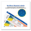 Rectangle Labels, Inkjet/Laser Printers, 7.85 x 1.75, Textured White, 5/Sheet, 10 Sheets/Pack OrdermeInc OrdermeInc