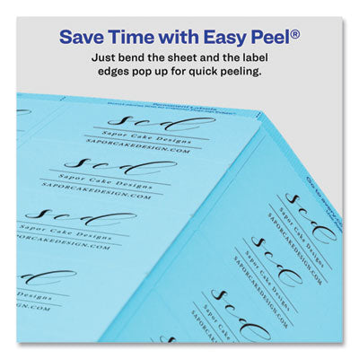 Printable Color Labels with Sure Feed and Easy Peel, 2 x 2.63, Assorted Colors, 15/Sheet, 10 Sheets/Pack OrdermeInc OrdermeInc