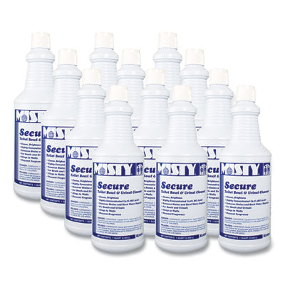 Secure Hydrochloric Acid Bowl Cleaner, Mint Scent, 32oz Bottle, 12/Carton OrdermeInc OrdermeInc