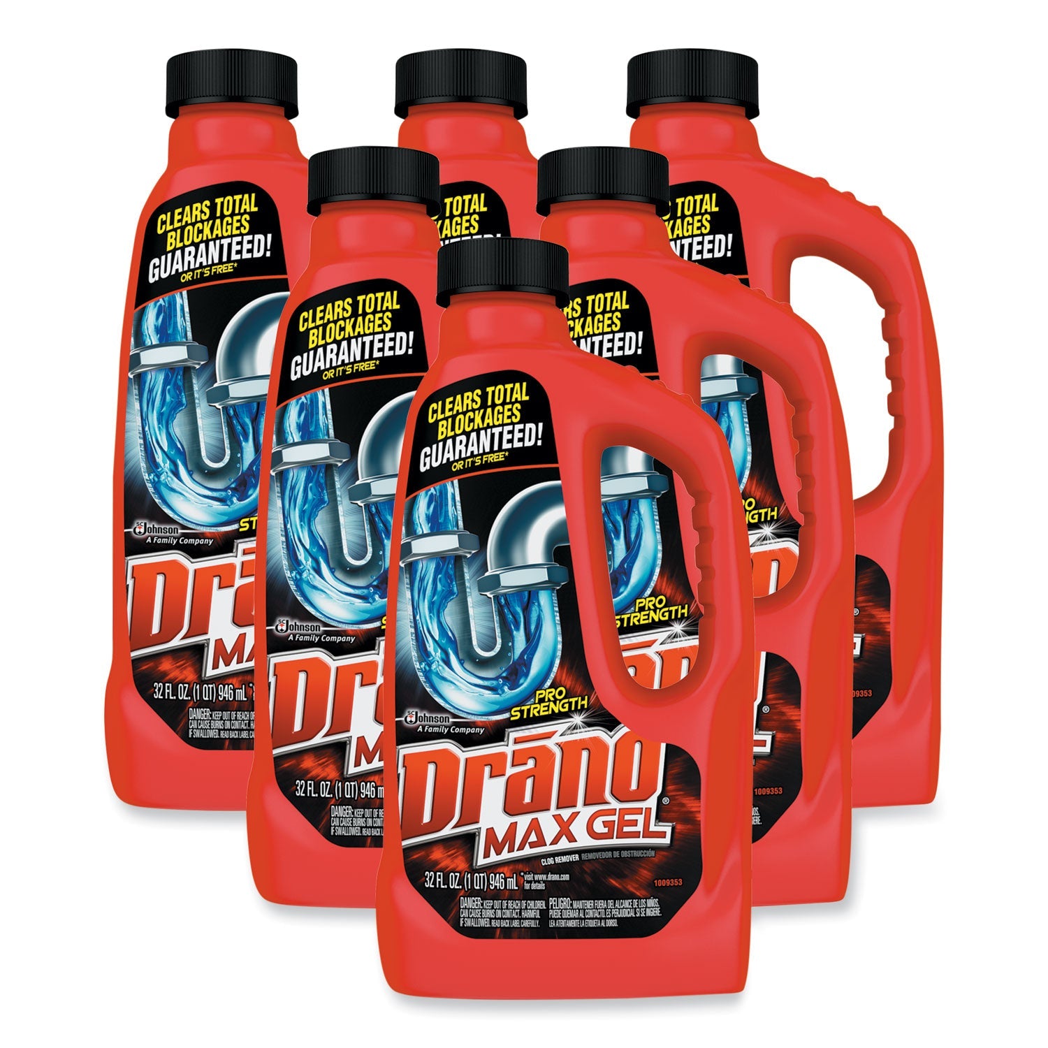 Max Gel Clog Remover, 32 oz Bottle, 12/Carton - OrderMe