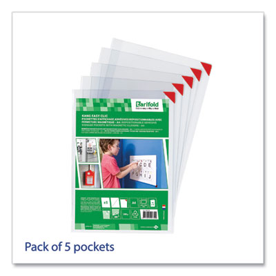 Kang Magnetic Closure Repositionable Pocket, 14 x 11, Clear Frame, 5/Pack OrdermeInc OrdermeInc