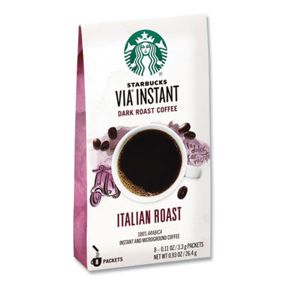 VIA Ready Brew Coffee, 0.11 oz, Italian Roast, 8/Pack, 12 Packs/Carton OrdermeInc OrdermeInc
