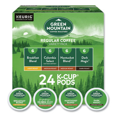 Regular Variety Pack Coffee K-Cups, Assorted Flavors, 24/Box OrdermeInc OrdermeInc